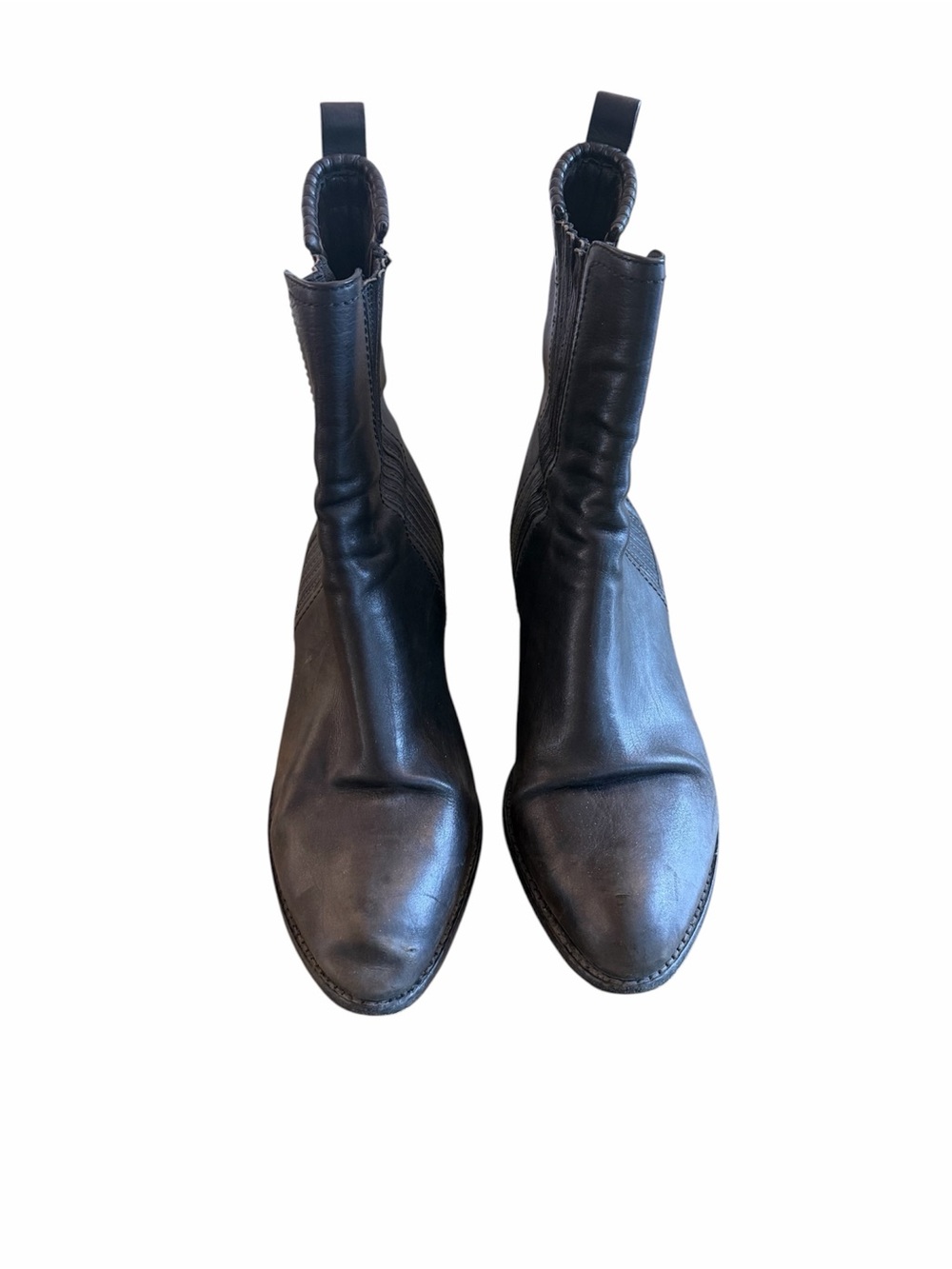 Alexander Wang Black Leather Ankle Booties